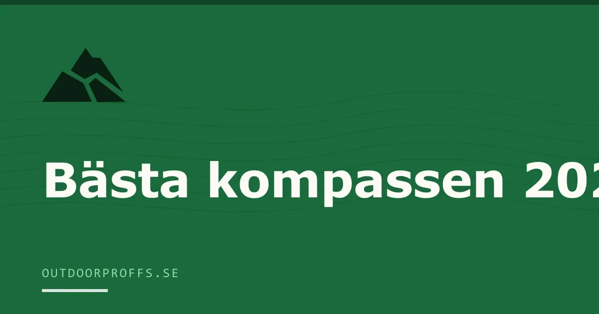 Omslagsbild från Outdoorproffsets köpguide till kompasser
