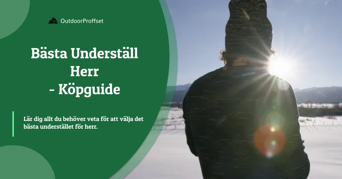 Man i mörk tröja står i motljus mot snölandskap