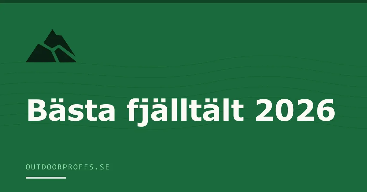Omslagsbild från Outdoorproffsets guide till fjälltält