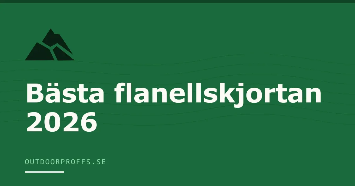 Omslagsbild från Outdoorproffsets köpguide till flanellskjortor