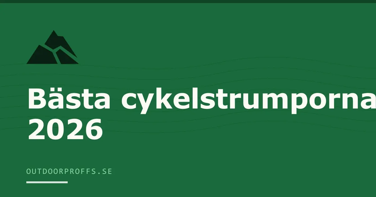 Omslagsbild från Outdoorproffsets köpguide till cykelstrumpor