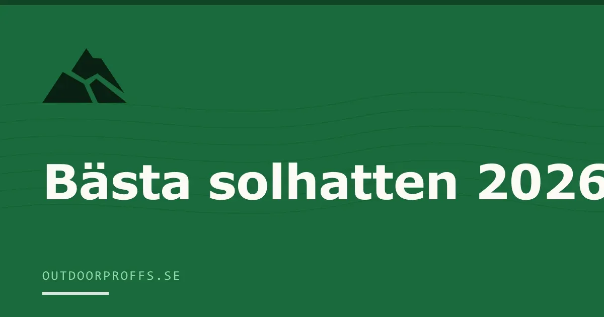 Omslagsbild från Outdoorproffs köpguide till solhattar