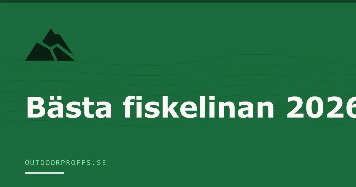 Omslagsbild från Outdoorproffsets guide till fiskelina