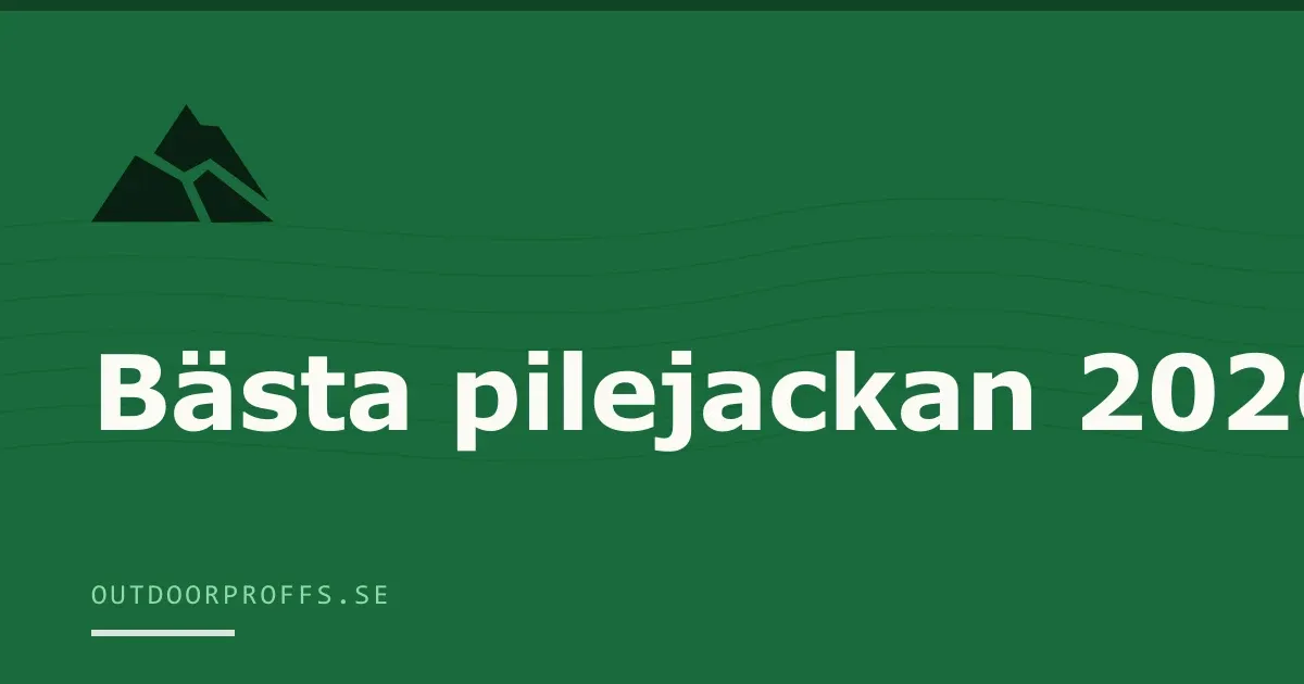 Omslagsbild från Outdoorproffsets köpguide till pilejackor
