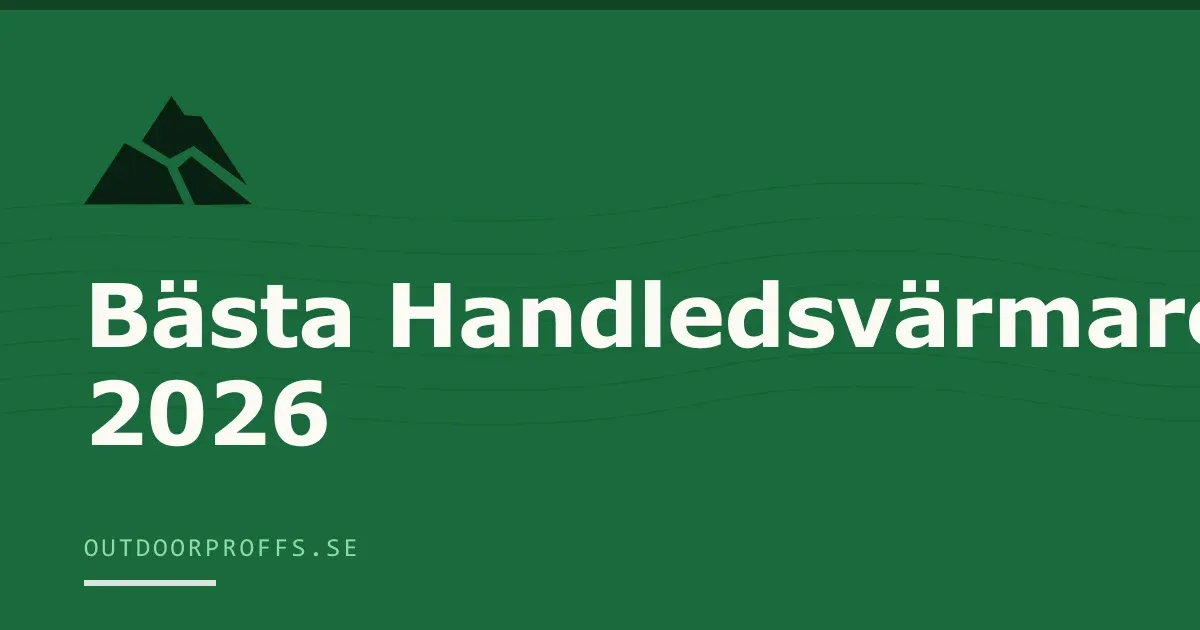 Omslagsbild från Outdoorproffsets köpguide till handledsvärmare