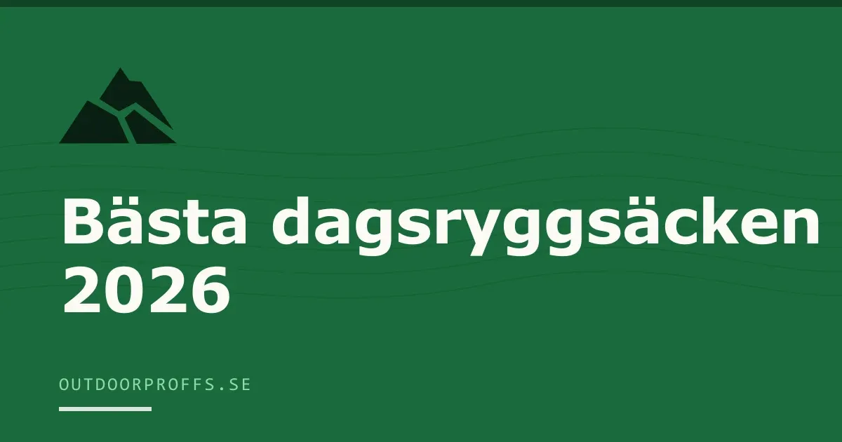Omslagsbild från Outdoorproffsets köpguide till dagsryggsäck