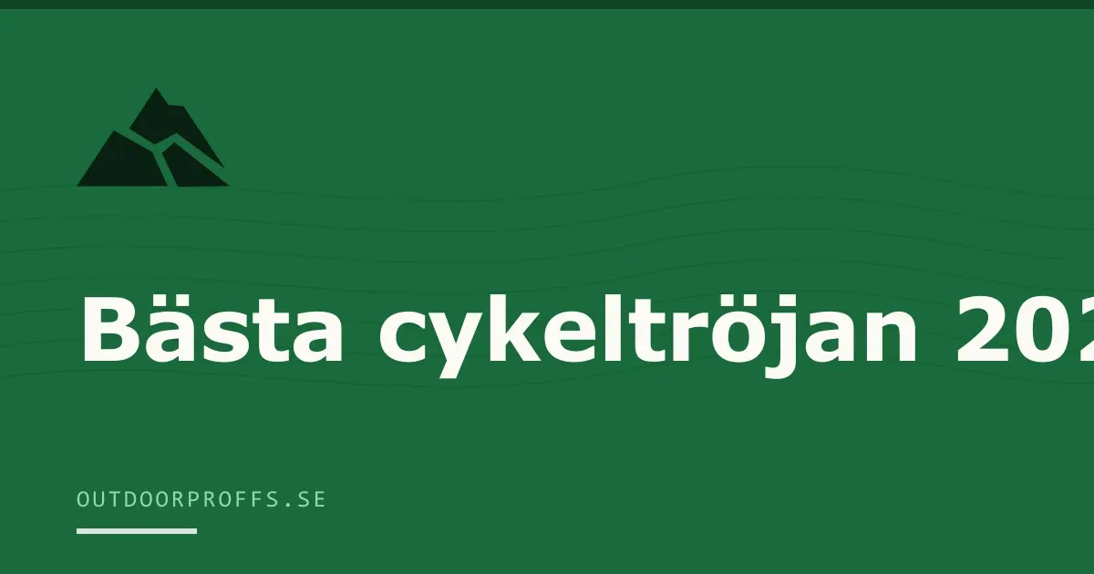 Omslagsbild från Outdoorproffsets köpguide till cykeltröja