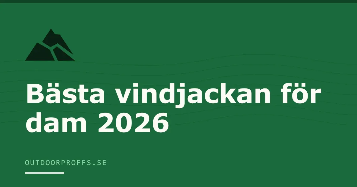 Omslagsbild från Outdoorproffsets köpguide till vindjackor för dam
