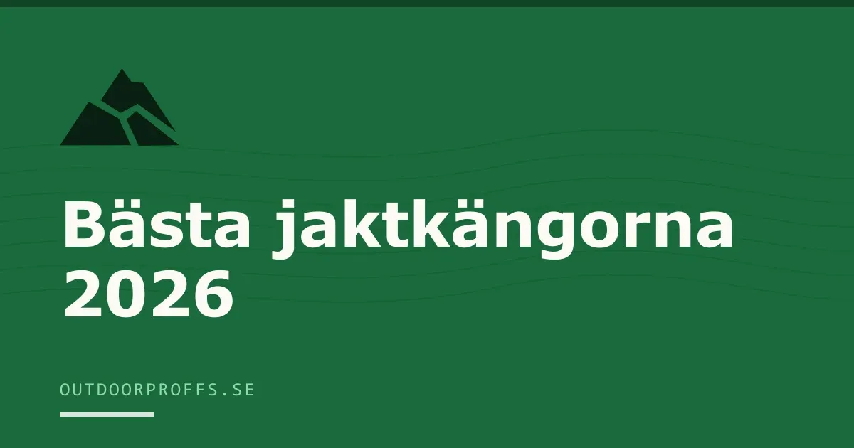 Omslagsbild från Outdoorproffsets köpguide till jaktkängor