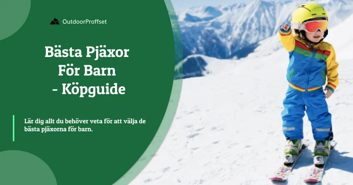 Barn i gul och blå skiddräkt åker slalom i solsken