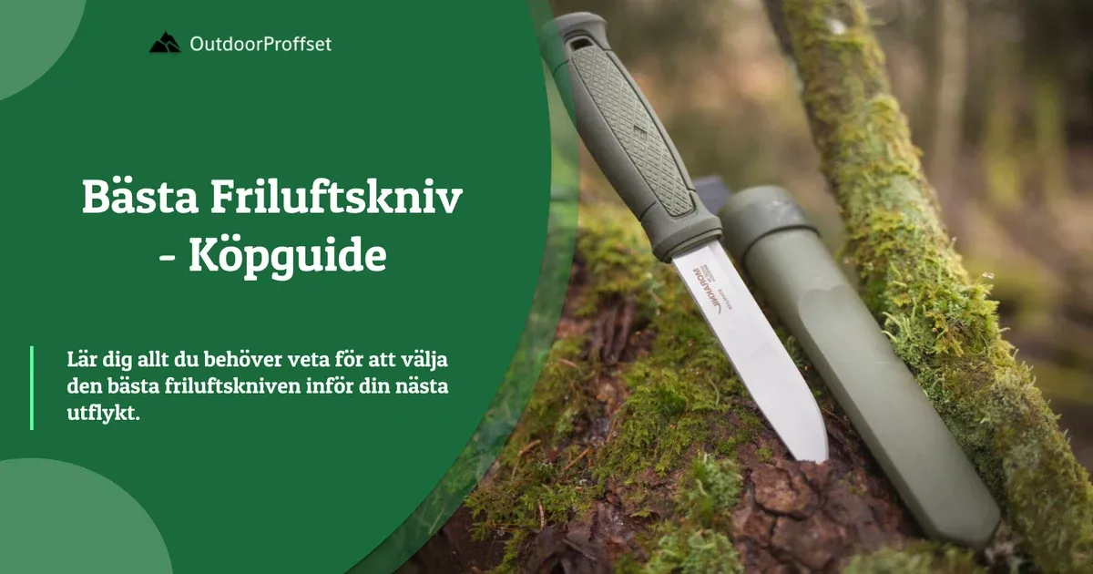 Omslagsbild från Outdoorproffsets köpguide till friluftskniv