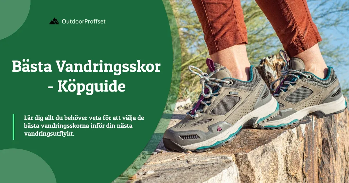 Vandringsskor på fötter på klippa i ökenlandskap