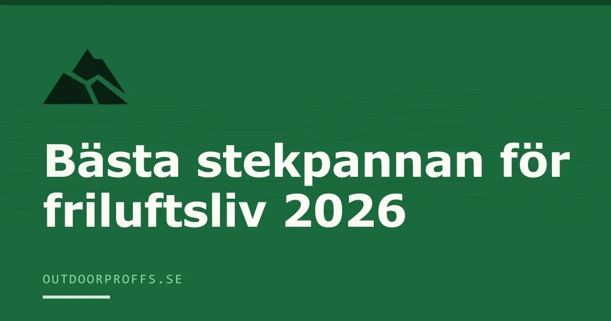 Omslagsbild från Outdoorproffs köpguide till stekpannan för friluftsliv