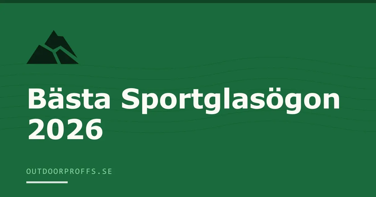 Omslagsbild från Outdoorproffs köpguide till sportglasögon