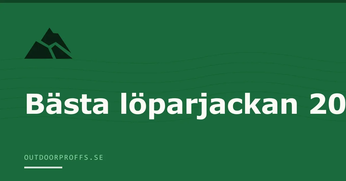 Omslagsbild från Outdoorproffsets köpguide till löparjackor