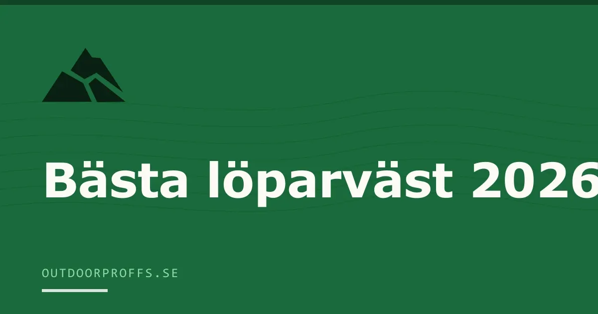 Omslagsbild från Outdoorproffsets köpguide till löparväst