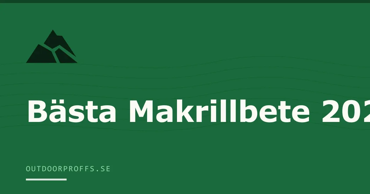 Omslagsbild från Outdoorproffsets köpguide till makrillbete