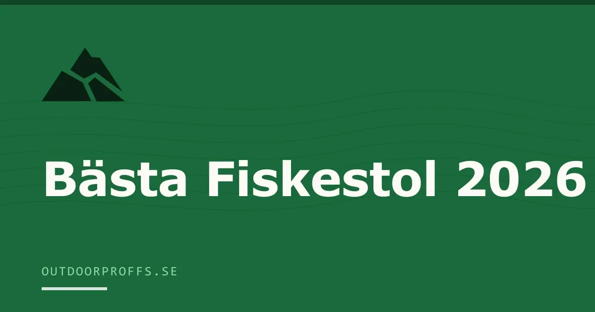 Omslagsbild från Outdoorproffsets guide till fiskestol