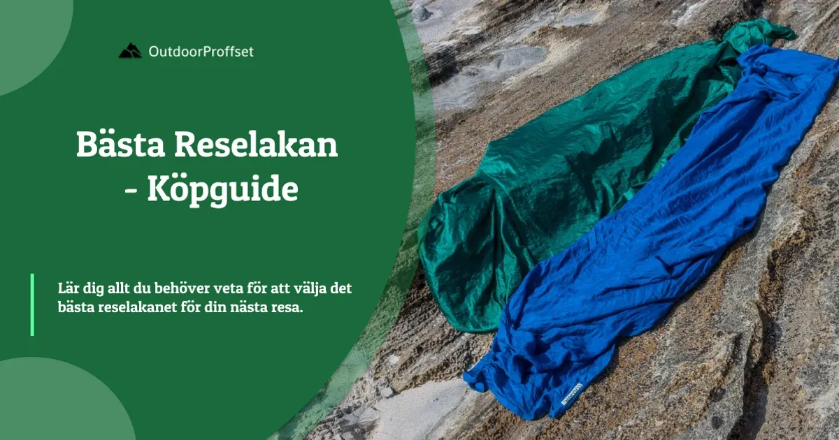 Blå och grön reselakan utspridda på klippa