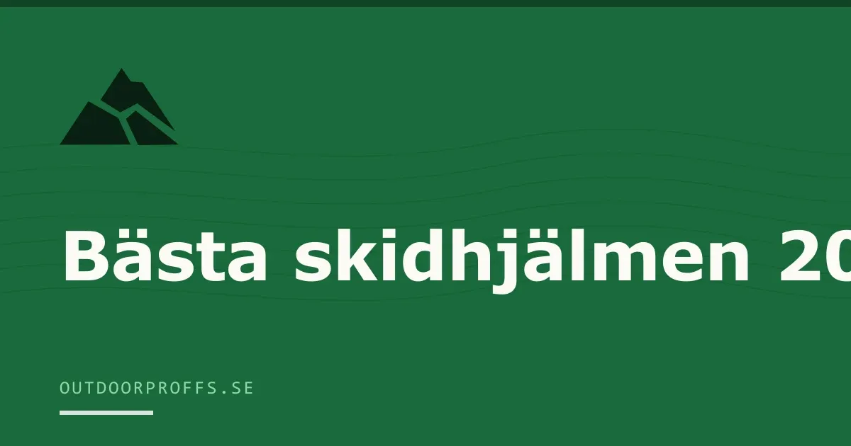 Omslagsbild från Outdoorproffsets köpguide till skidhjälm