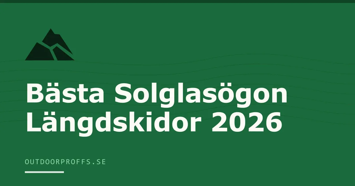 Omslagsbild från Outdoorproffs köpguide till solglasögon för längdskidor