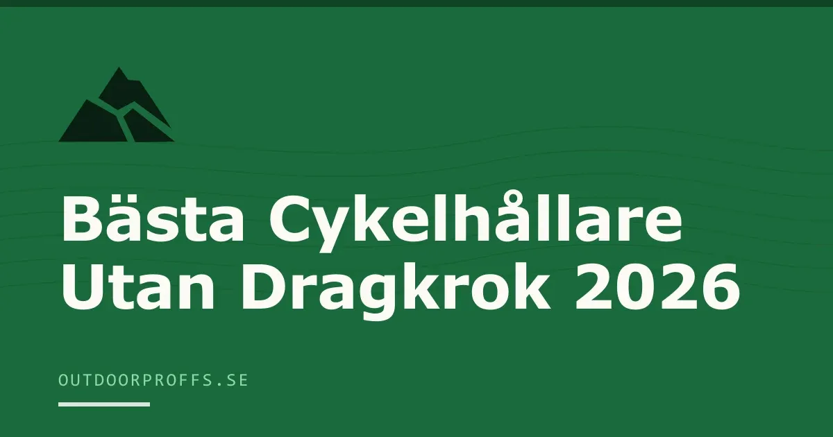 Omslagsbild från Outdoorproffsets köpguide till cykelhållare utan dragkrok