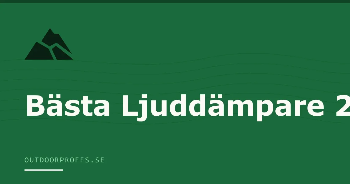 Omslagsbild från Outdoorproffsets köpguide till ljuddämpare