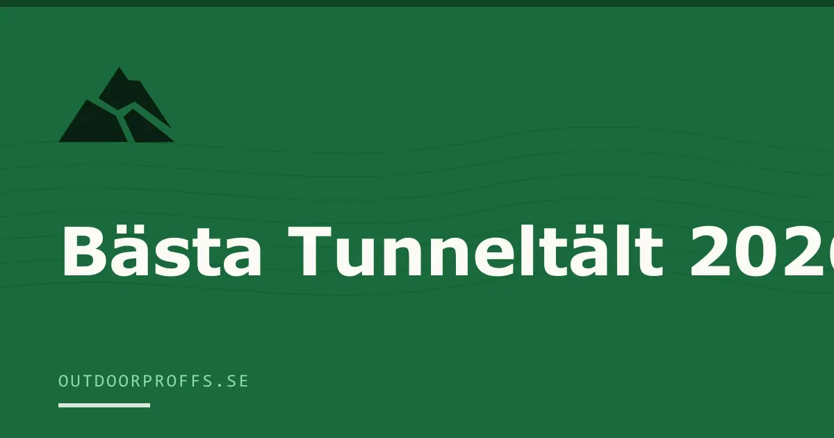 Omslagsbild från Outdoorproffsets köpguide till tunneltält