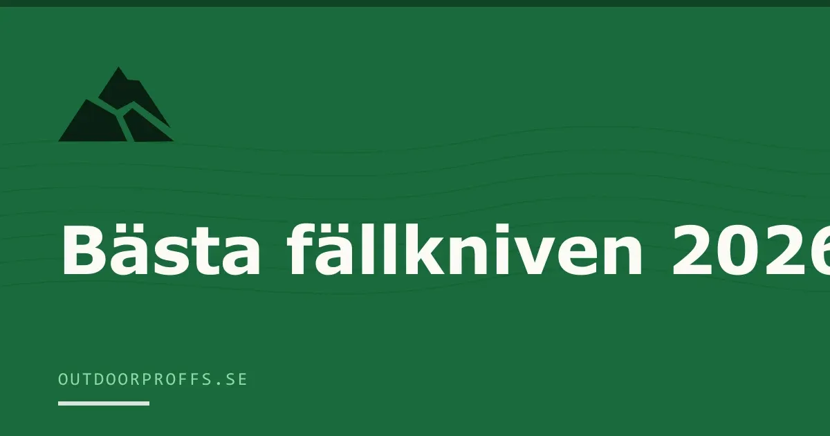 Omslagsbild från Outdoorproffsets guide till fällkniv