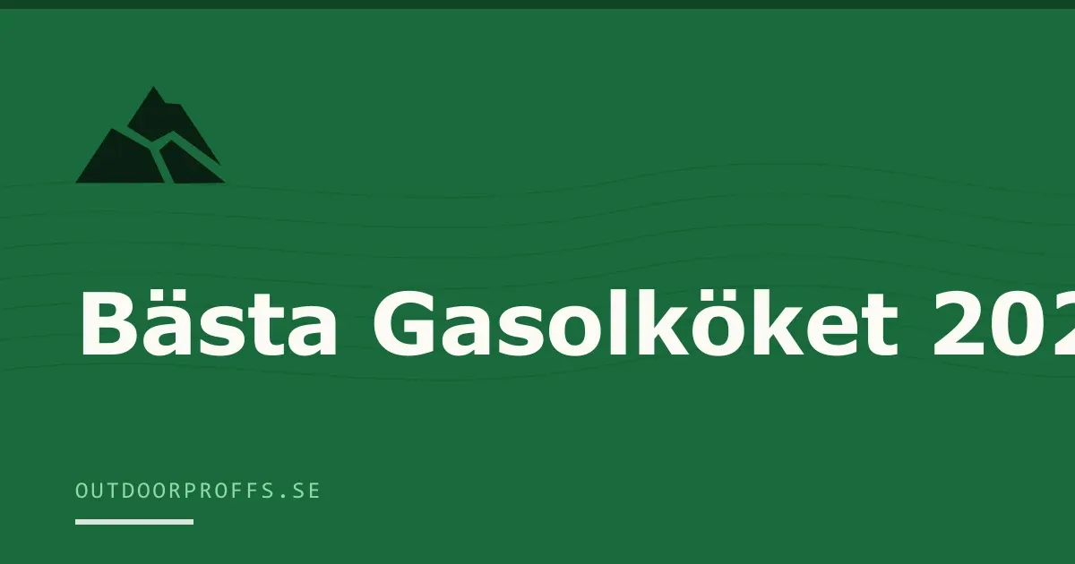 Omslagsbild från Outdoorproffsets köpguide till gasolkök