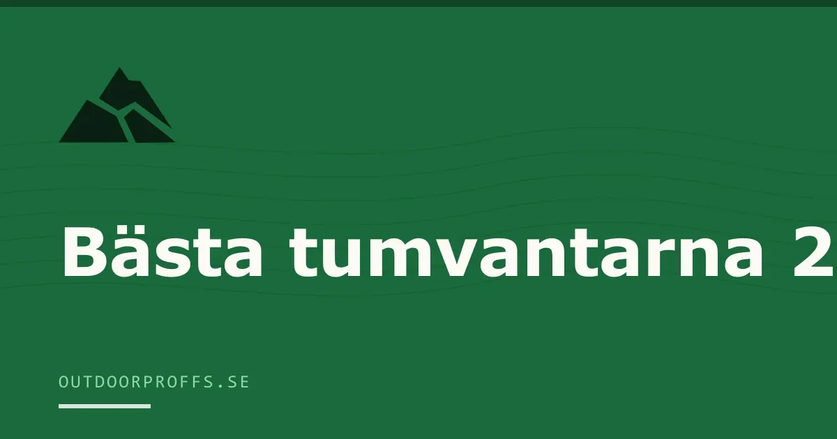 Omslagsbild från Outdoorproffsets köpguide till tumvantar
