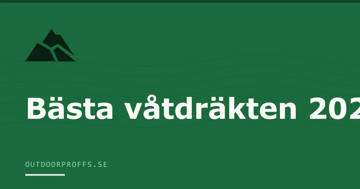 Omslagsbild från Outdoorproffsets köpguide till våtdräkter