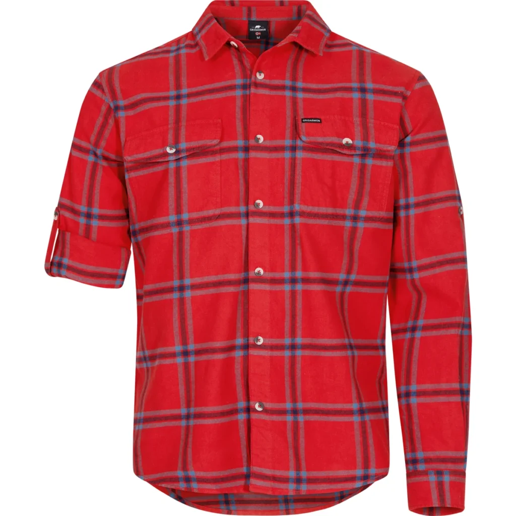 Gridarmor Men's Hauso Long Sleeve Flannel Shirt